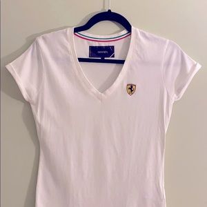 Ferrari white shirt